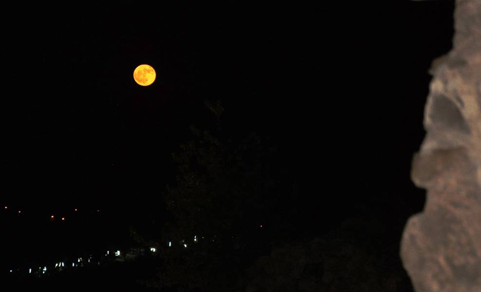 Kütahya Semalarında Çilek Dolunayı Görüntülendi (3)