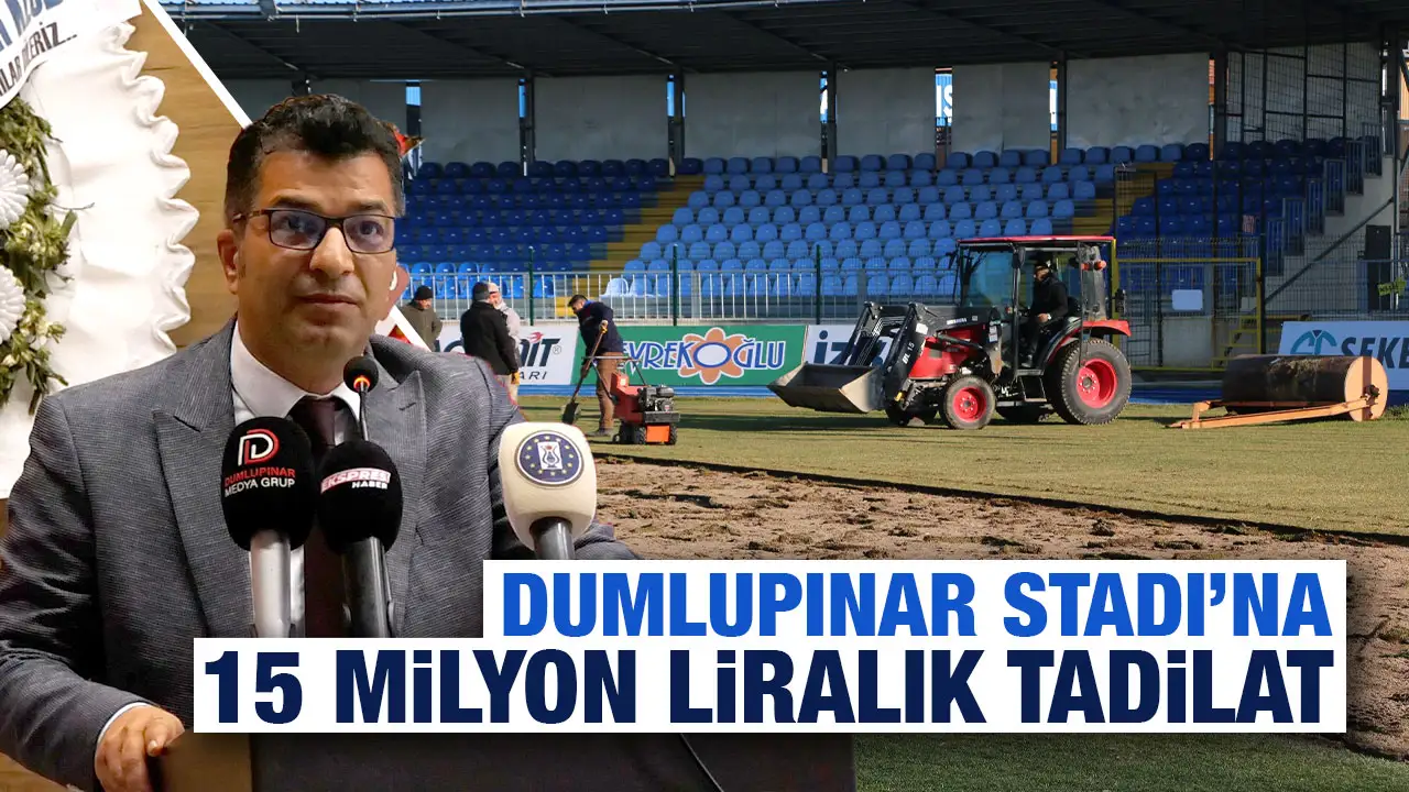 Kütahya’da Dumlupınar Stadı Tadilata Giriyor 1