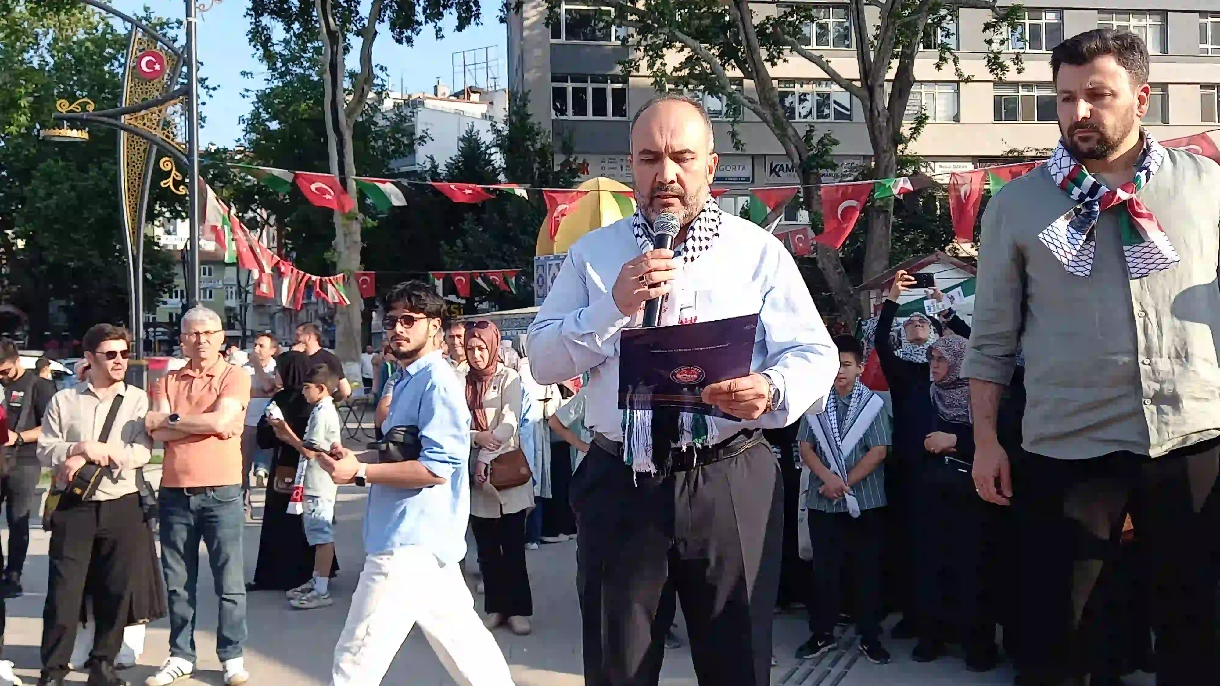 Kütahya’da Gazze’ye Destek Yürüyüşü