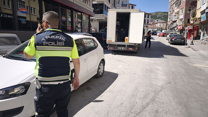 Kütahya’da Polis Ekipleri Hatalı Parka Geçit Vermedi (1)