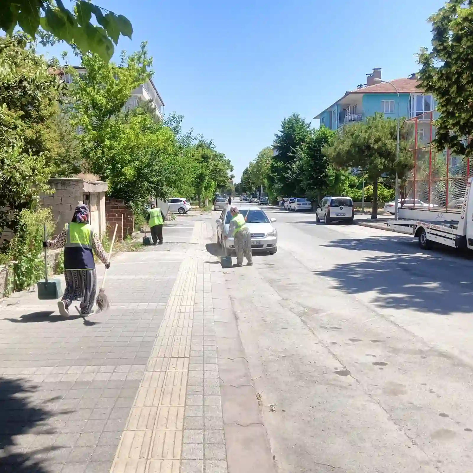Kütahya’da Temizlik Ekipleri, Görev Başında