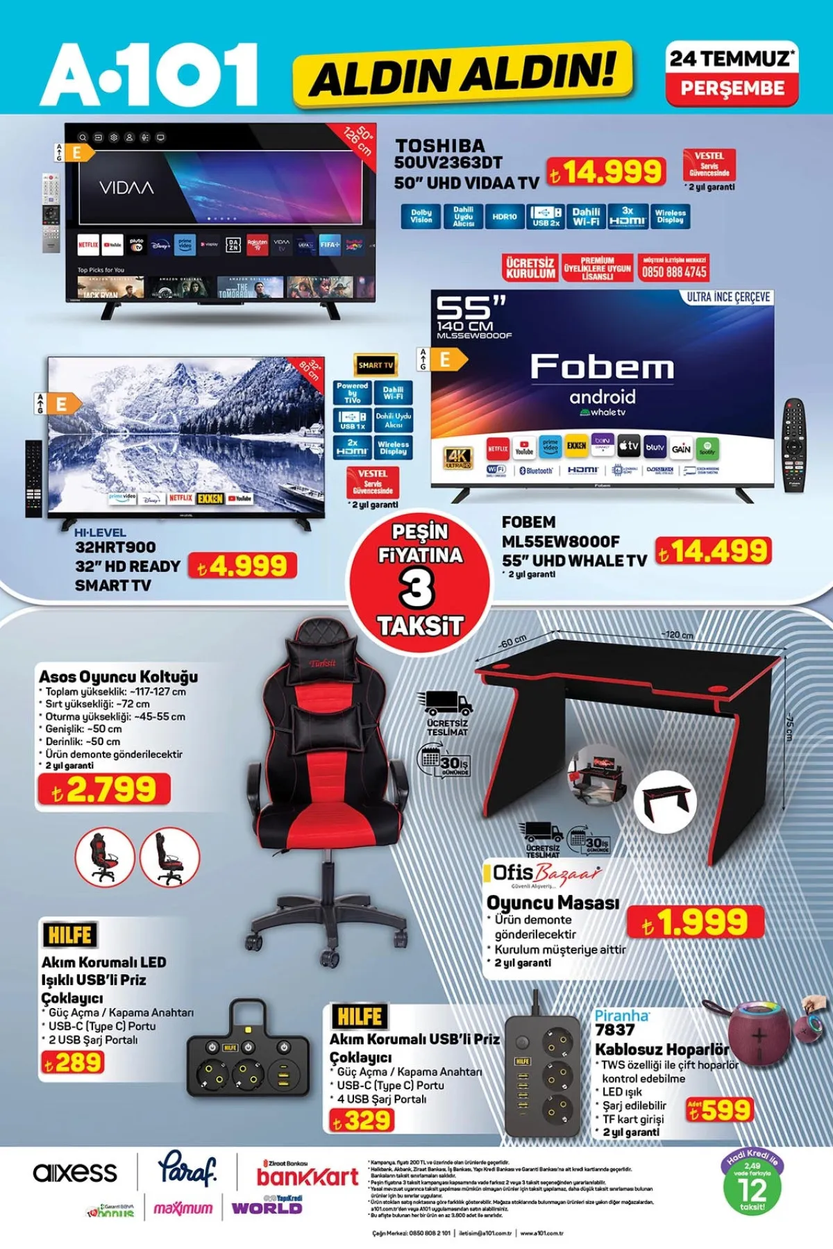 A101 24 Temmuz Aktüel Ürünleri1
