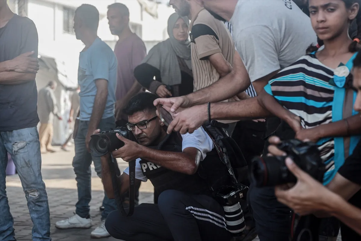 Gazze’de Gazeteci Beşar Taleb’in Zor Anları2