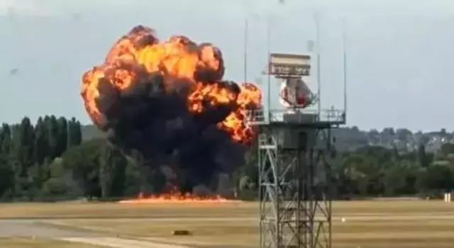 İngiltere’de Kalkış Sonrası Uçak Faciası2