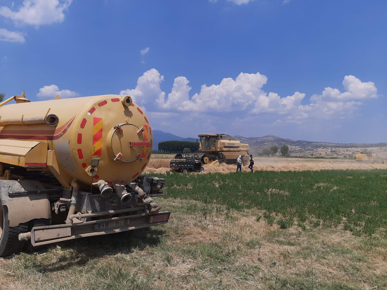 Kütahya Simav'da Biçerdöver Denetimleri Devam Ediyor (2)