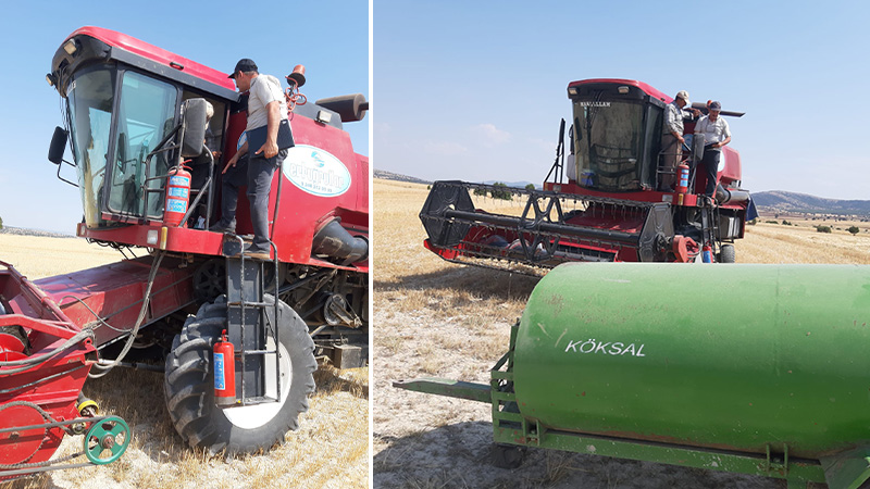 Kütahya'da Biçerdöver Kontrolleri Devam Ediyor (2)