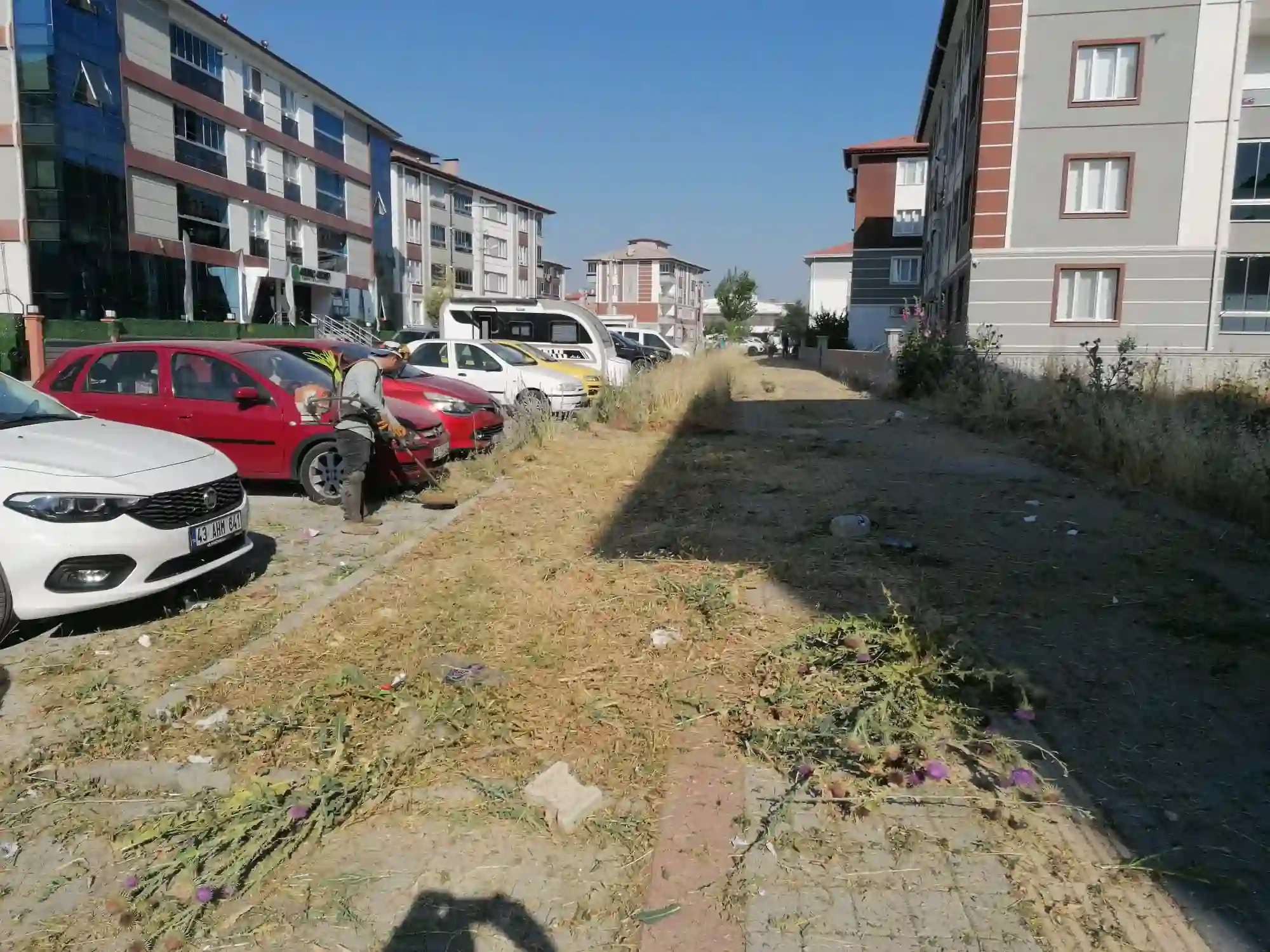 Kütahya’da Mahallelerde Ot Temizliği Yapıldı2