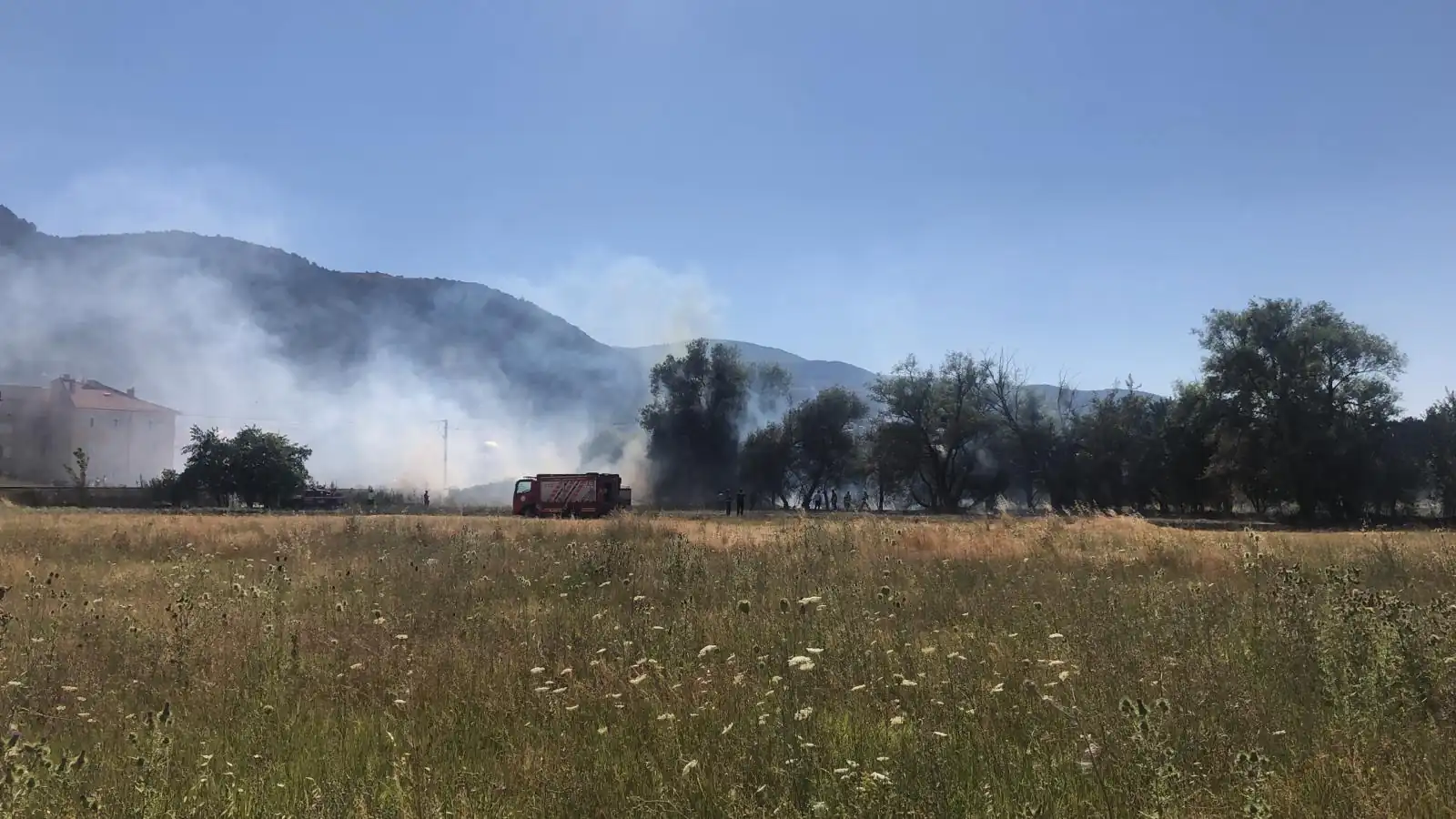 Kütahya’da Ot Yangını Paniğe Neden Oldu 1