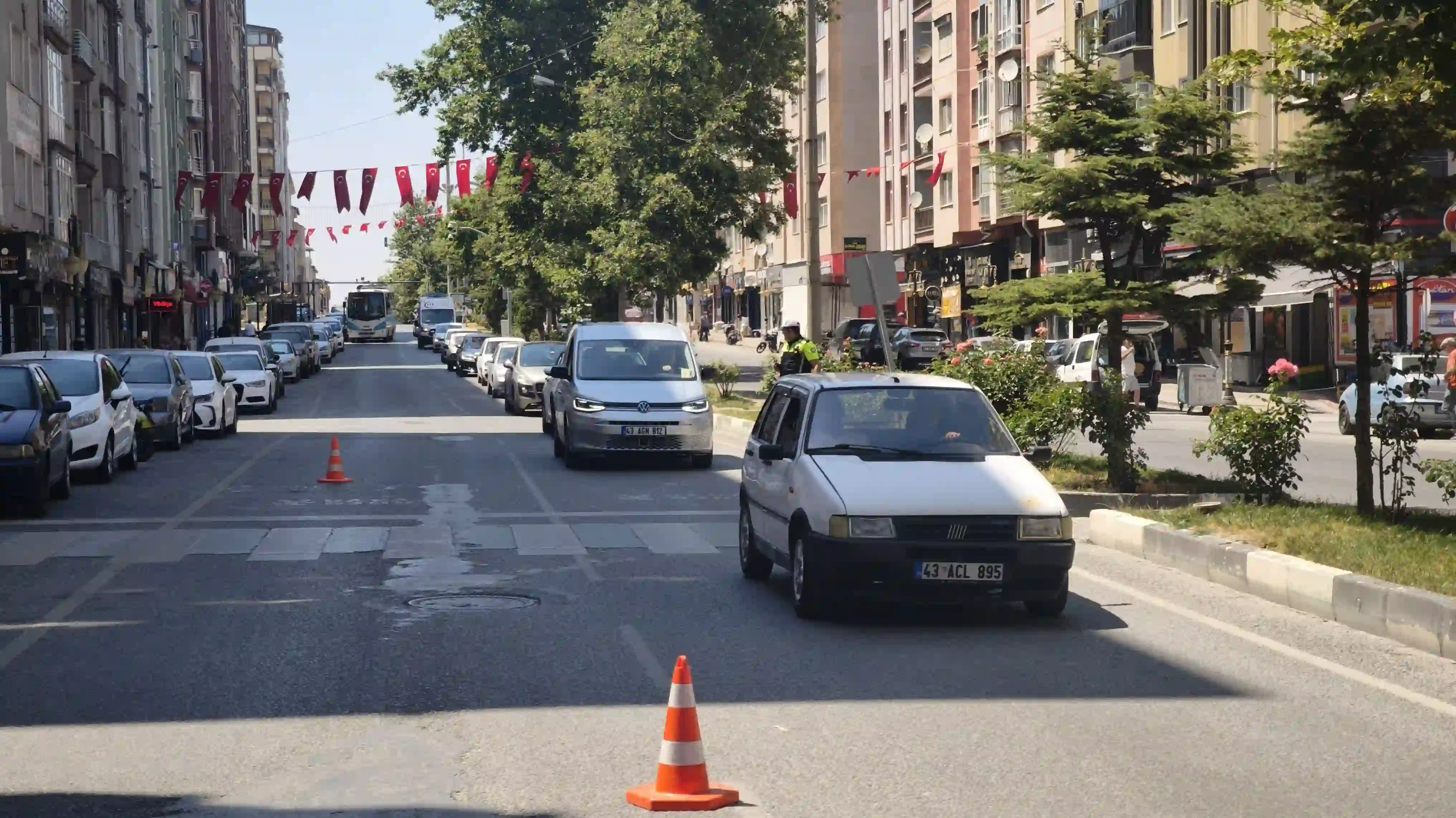 Kütahya’da Polis Ekiplerinden Kemer Denetimi 1