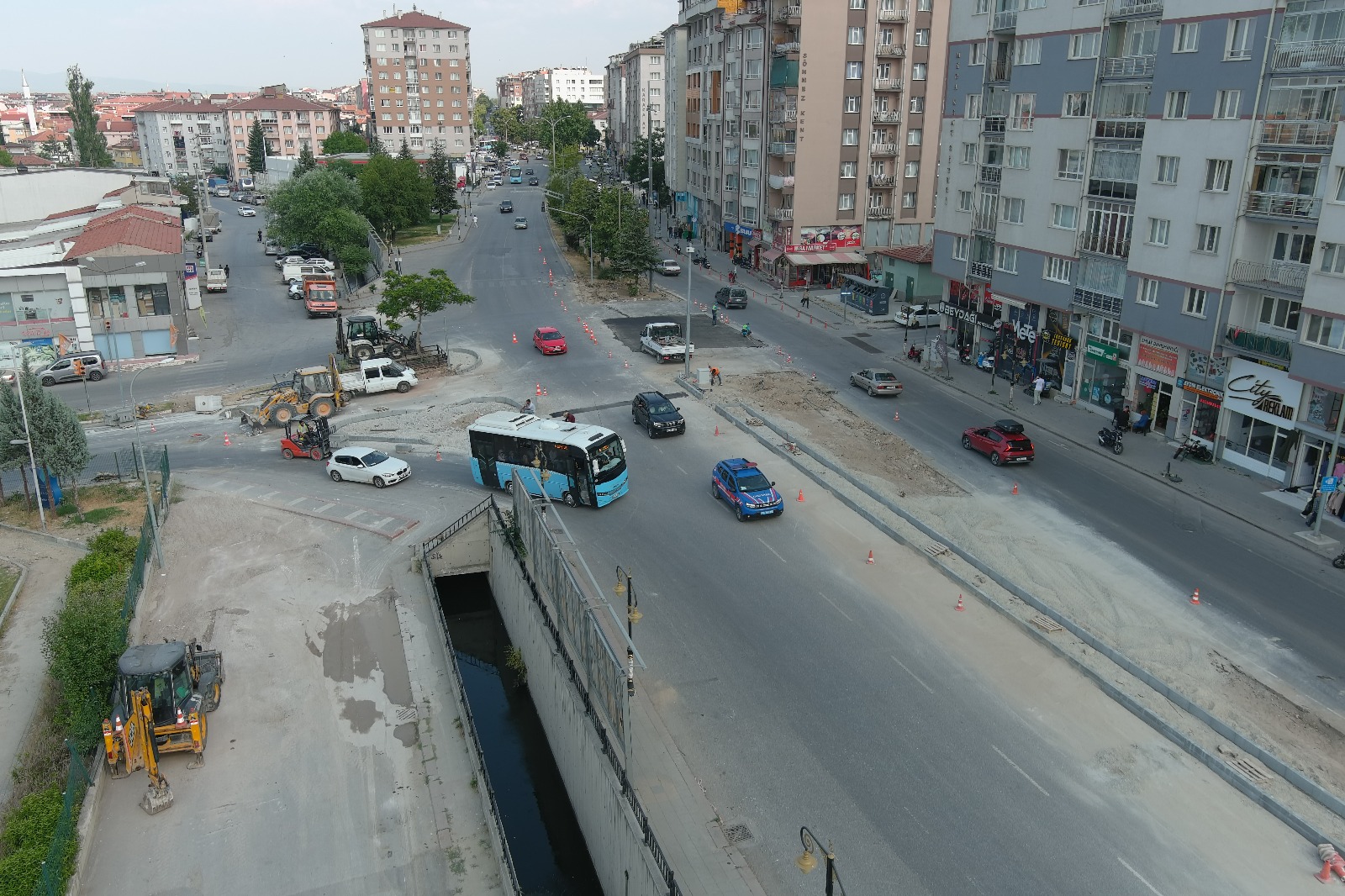 Kütahya’da Sanayi Kavşağı Çalışmaları Sürüyor (2)