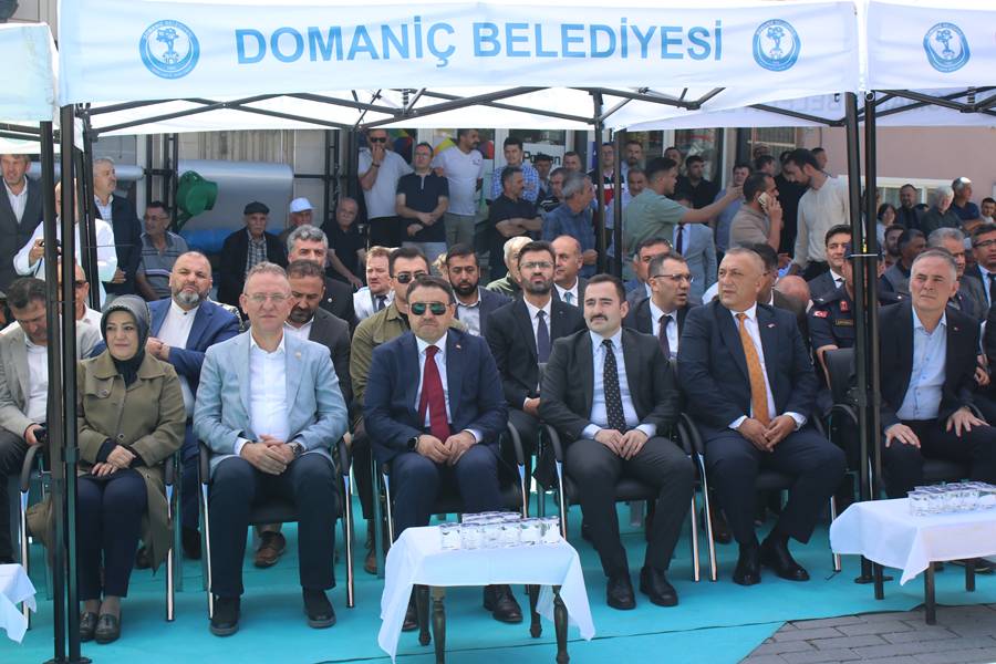 Kütahya'nın Domaniç İlçesinde Sultan Alaaddin Camisi'nin Temeli Dualarla Atıldı (6)