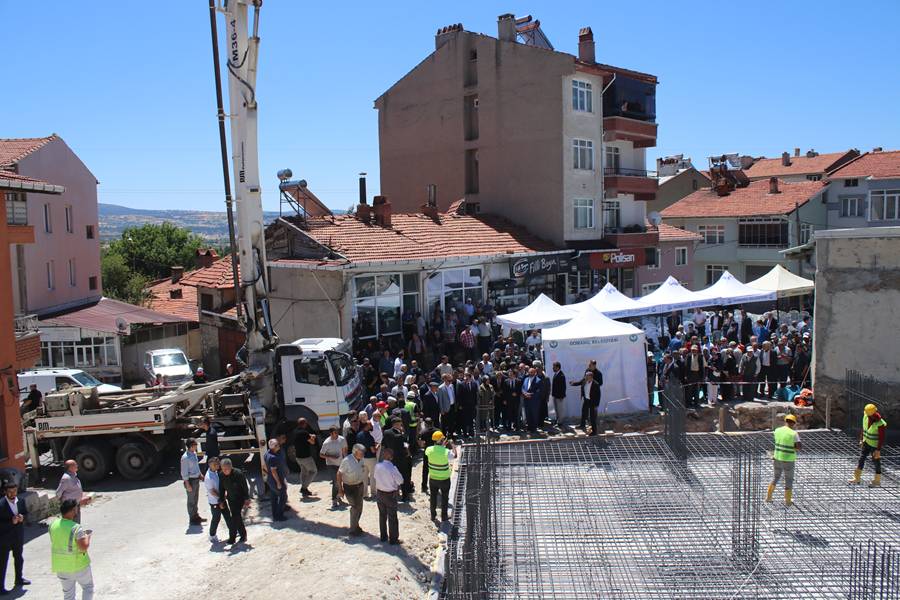 Kütahya'nın Domaniç İlçesinde Sultan Alaaddin Camisi'nin Temeli Dualarla Atıldı (7)