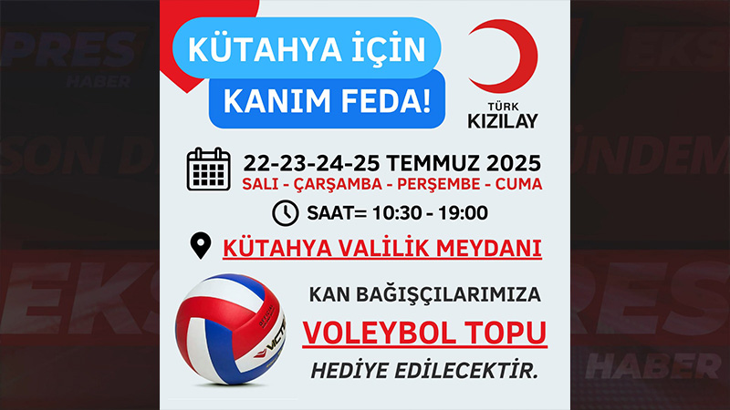 Türk Kızılay Kütahya’dan Yeni Kampanya 01