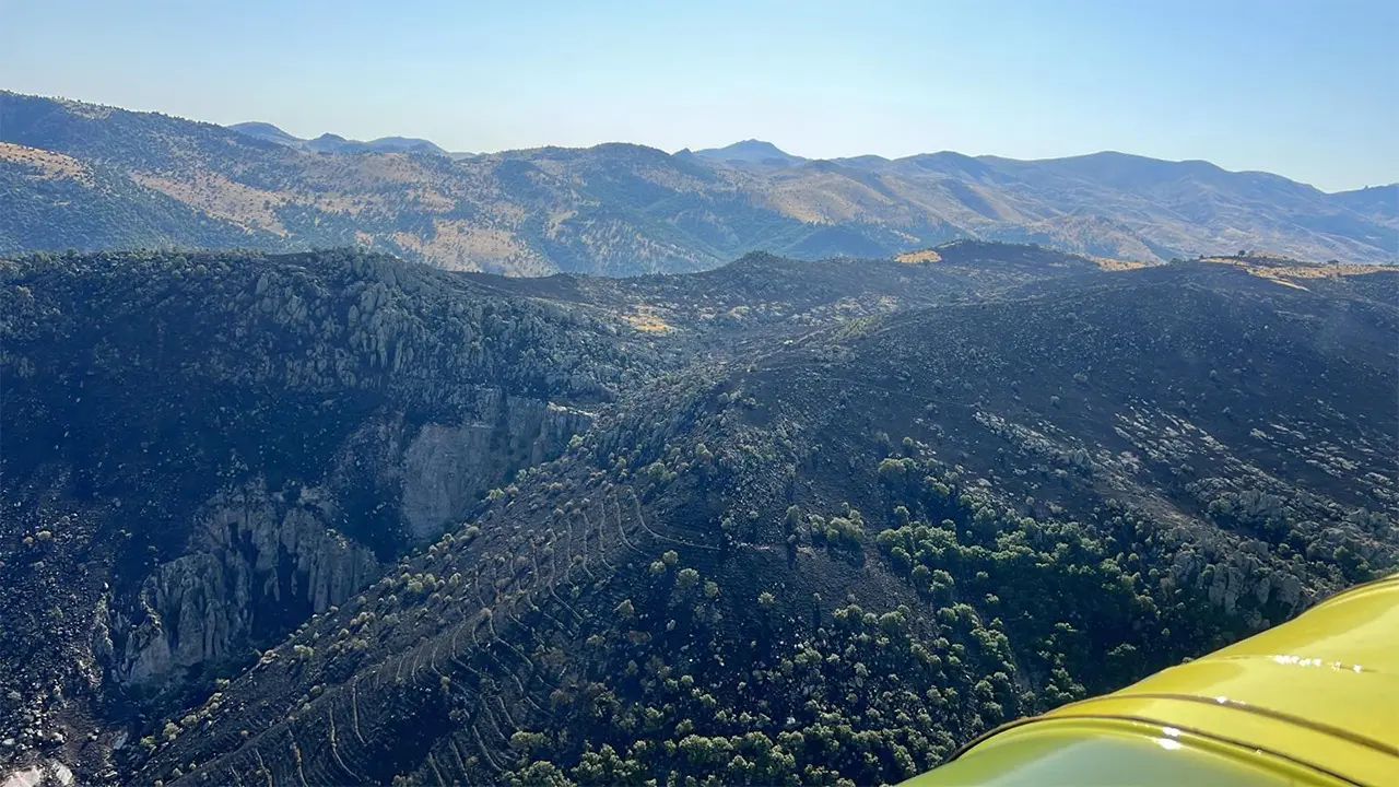 Afyonkarahisar’da 150 Kektarlık Alan Yangında Zarar Gördü