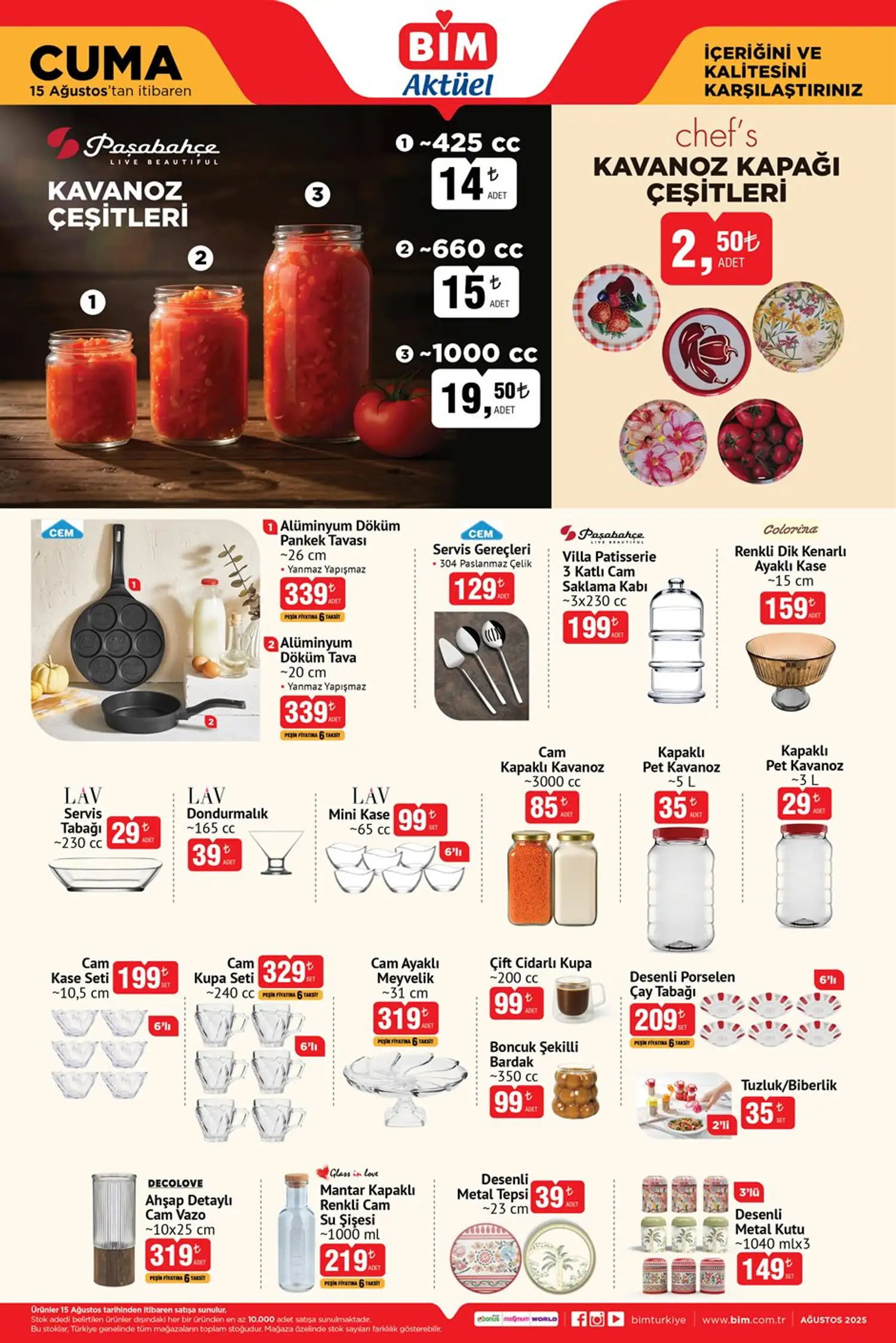 Bi̇m’den Ağustos’a Özel Fırsatlar Raflarda Yerini Aldı5