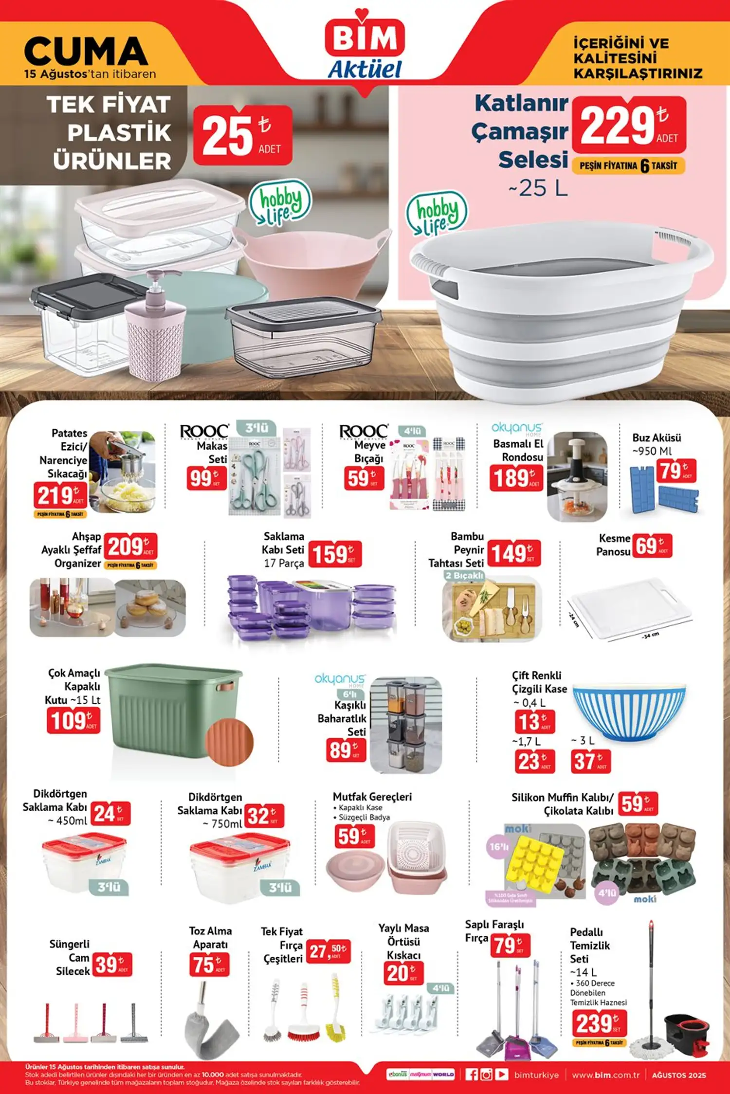 Bi̇m’den Ağustos’a Özel Fırsatlar Raflarda Yerini Aldı8