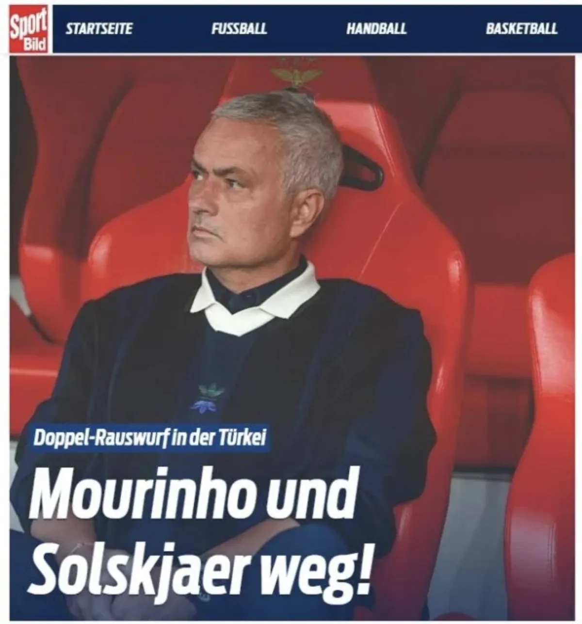 Jose Mourinho'nun Ayrılığı Dünya Basınında Ses Getirdi10