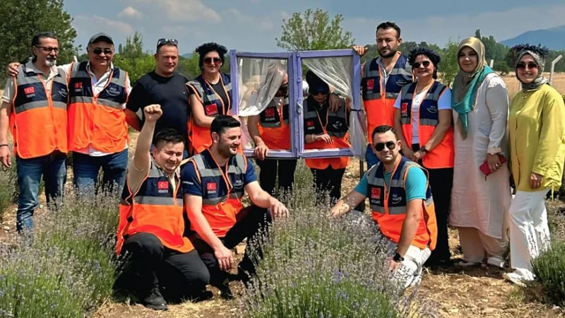 Kütahya Afad Gönüllüleri Lavanta Bahçesini Gezdi1