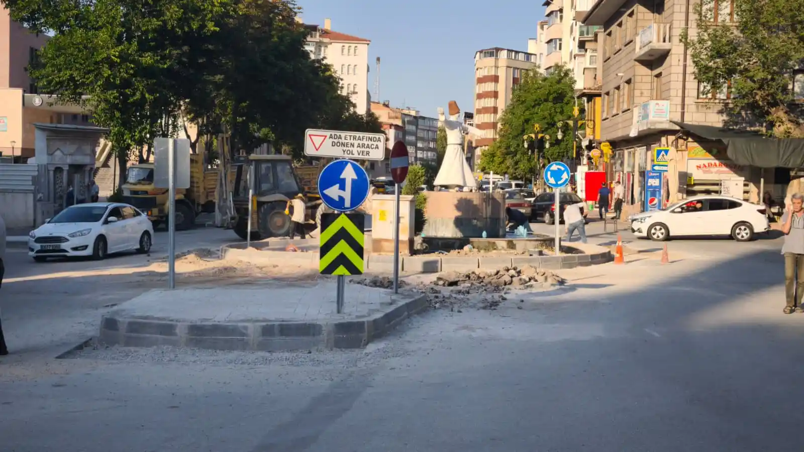 Kütahya Dönenler Kavşağı’nda Çalışma Sürüyor (4)