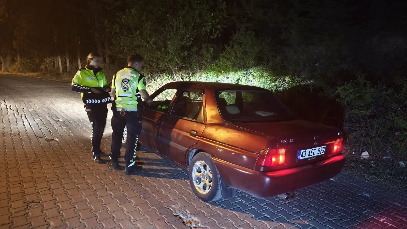 Kütahya Polisi Alkollü Sürücüleri Denetledi 1