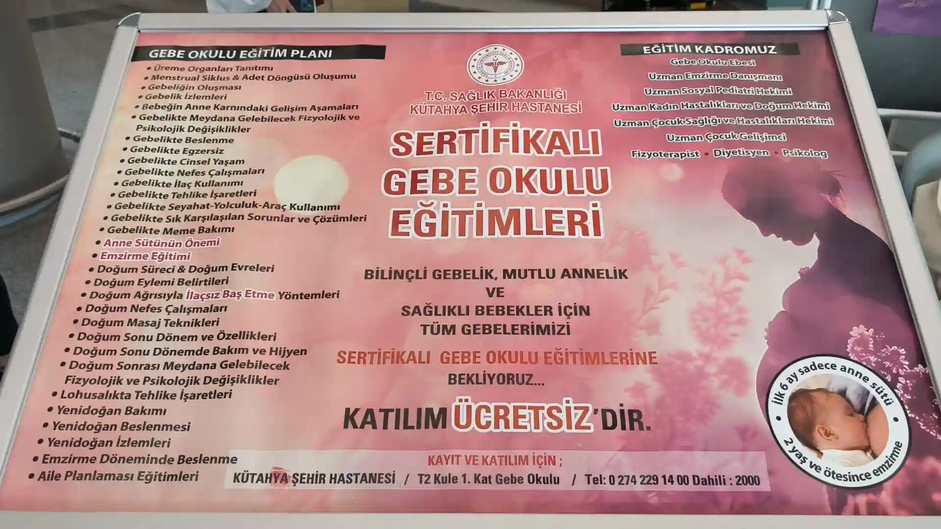 Kütahya’da Anne Sütü Ve Emzirmenin Önemi Anlatıldı 1 (2)