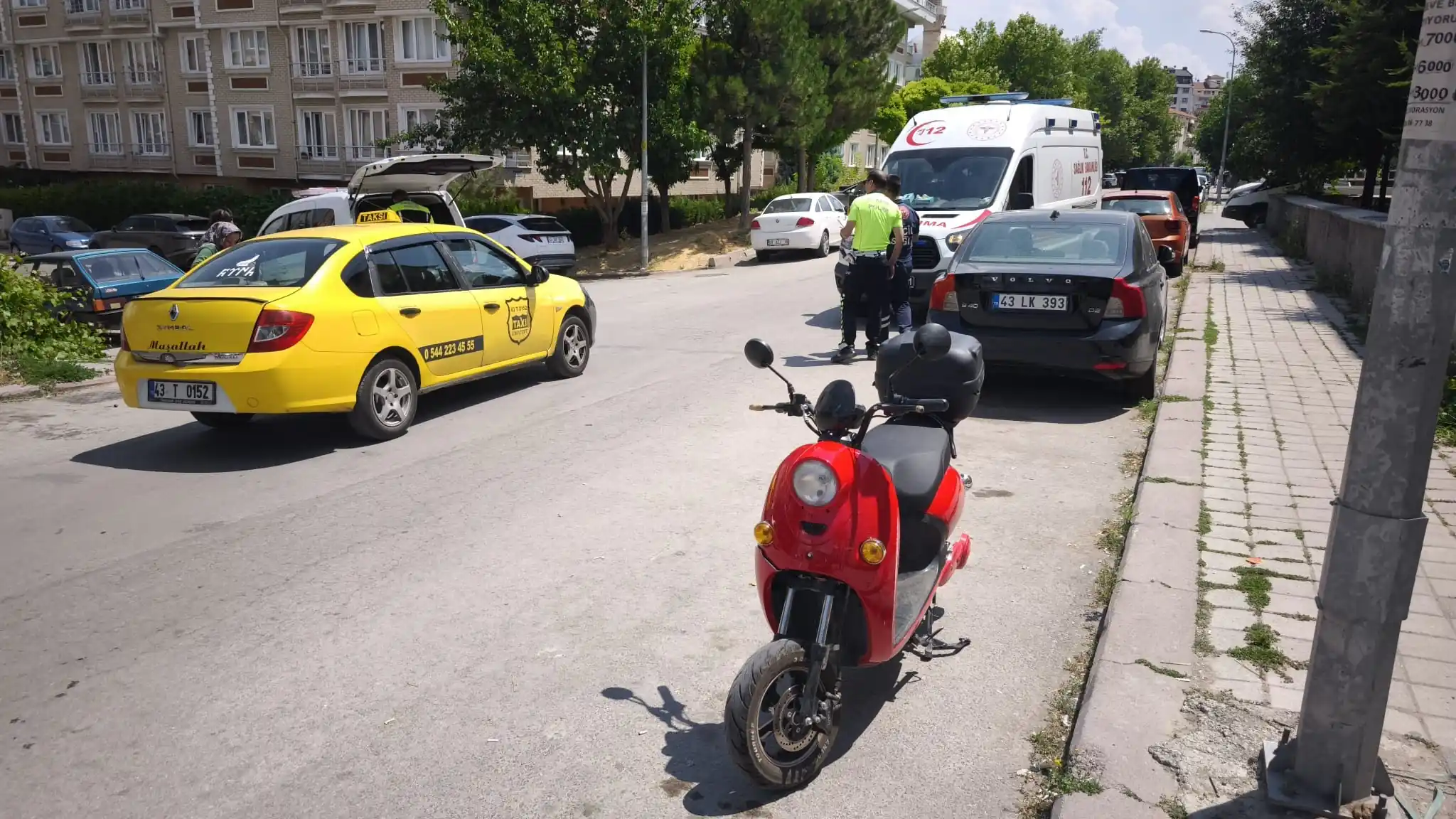 Kütahya’da Elektrikli Motosiklet Yayaya Çarptı1