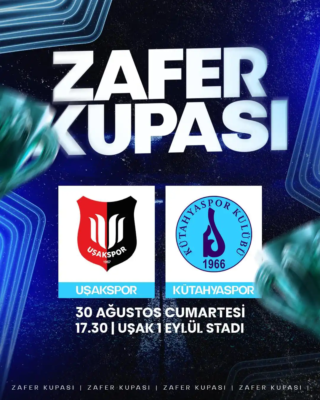 Kütahyaspor Zafer Kupası’nda Sahaya Çıkacak