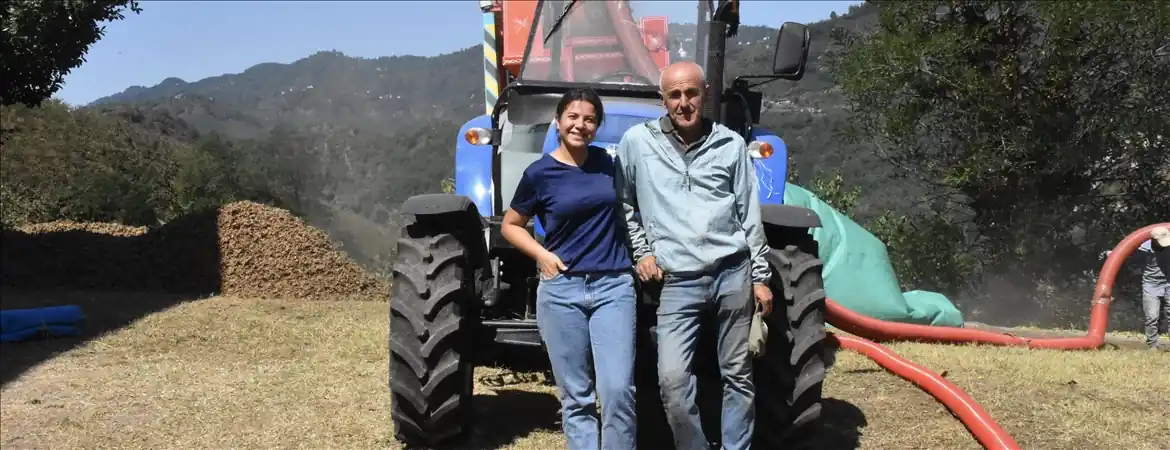 Ordu’da Baba Kız Fındık Hasadında Güç Birliği Yaptı2
