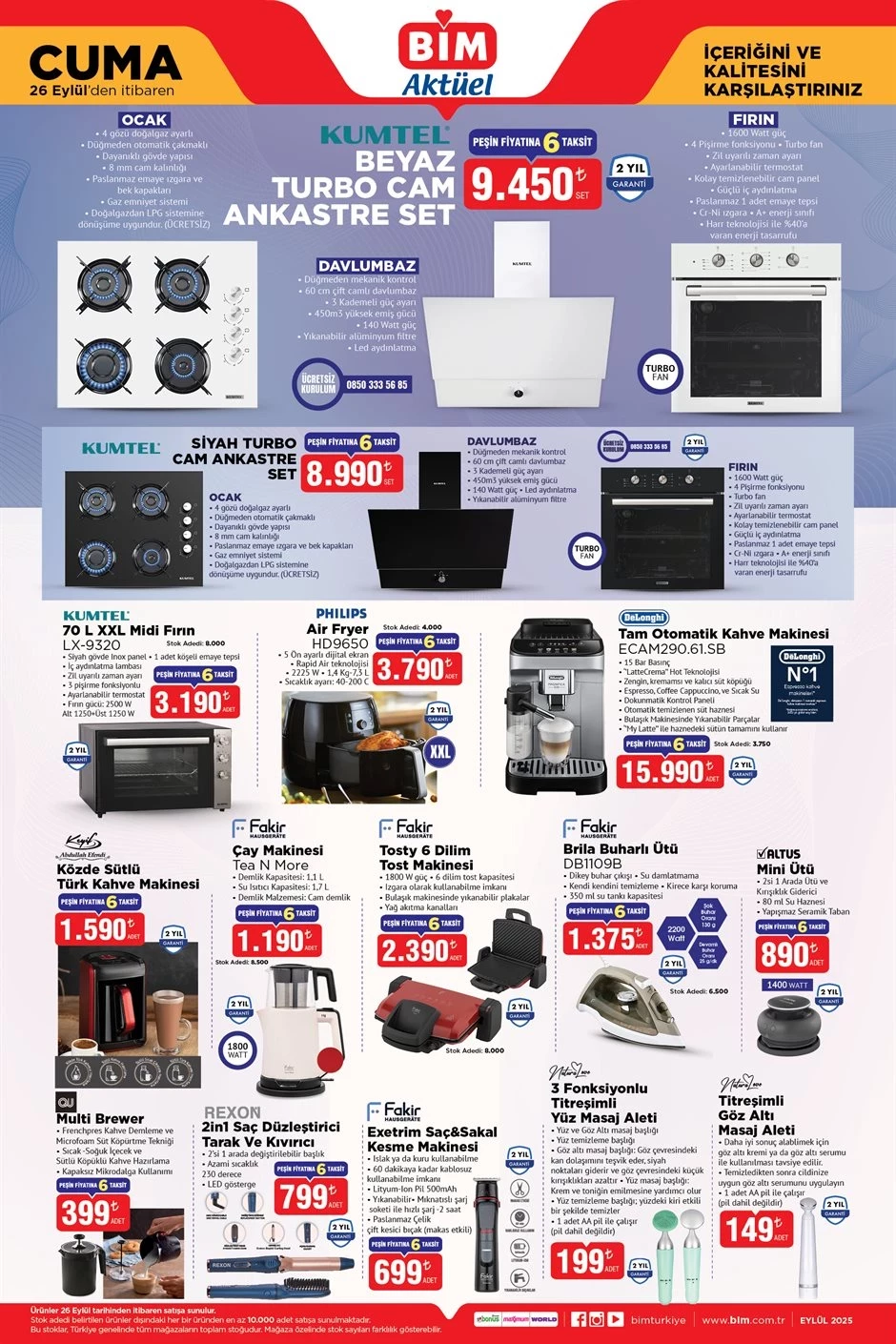 26 Eylül 2025 Bi̇m Aktüel Kataloğu