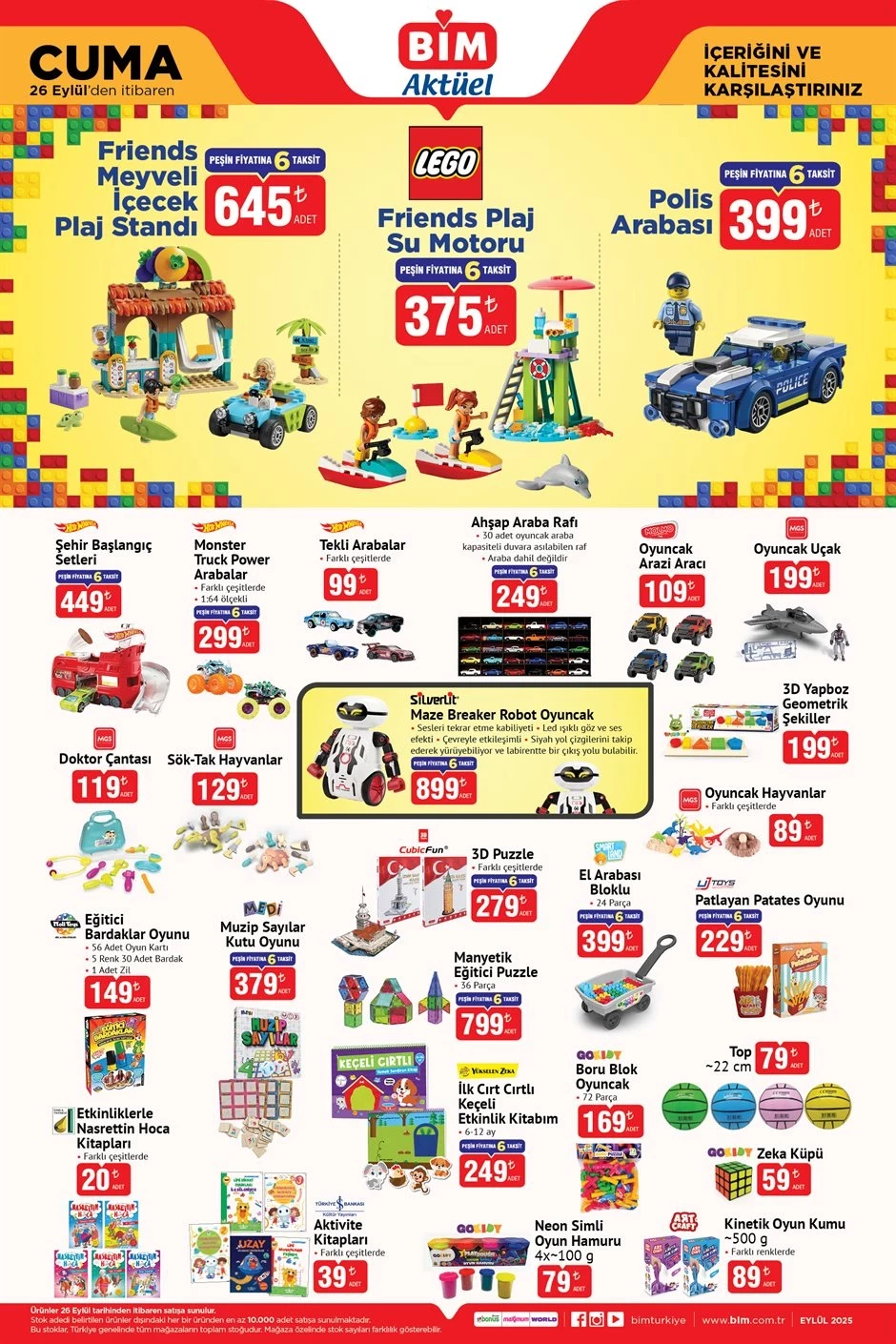 26 Eylül 2025 Bi̇m Aktüel Kataloğu5
