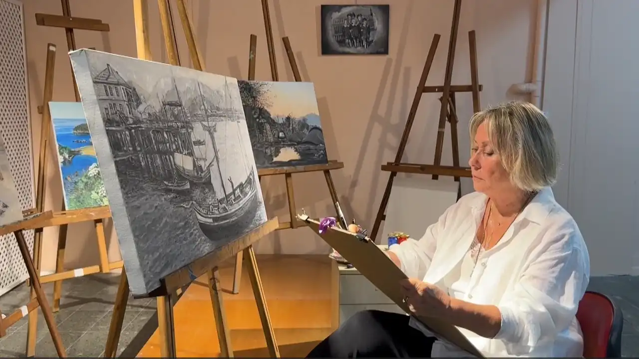 73 Yaşında Resim Hayalini Üniversitede Gerçekleştirdi-1