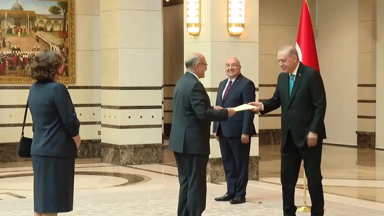 Cumhurbaşkanı Erdoğan 4 Ülke Büyükelçisini Kabul Etti