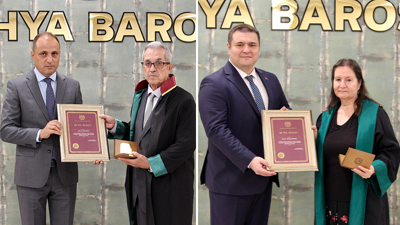 Kütahya Barosu Yarım Asırlık Avukatları Ödüllendirdi (8)