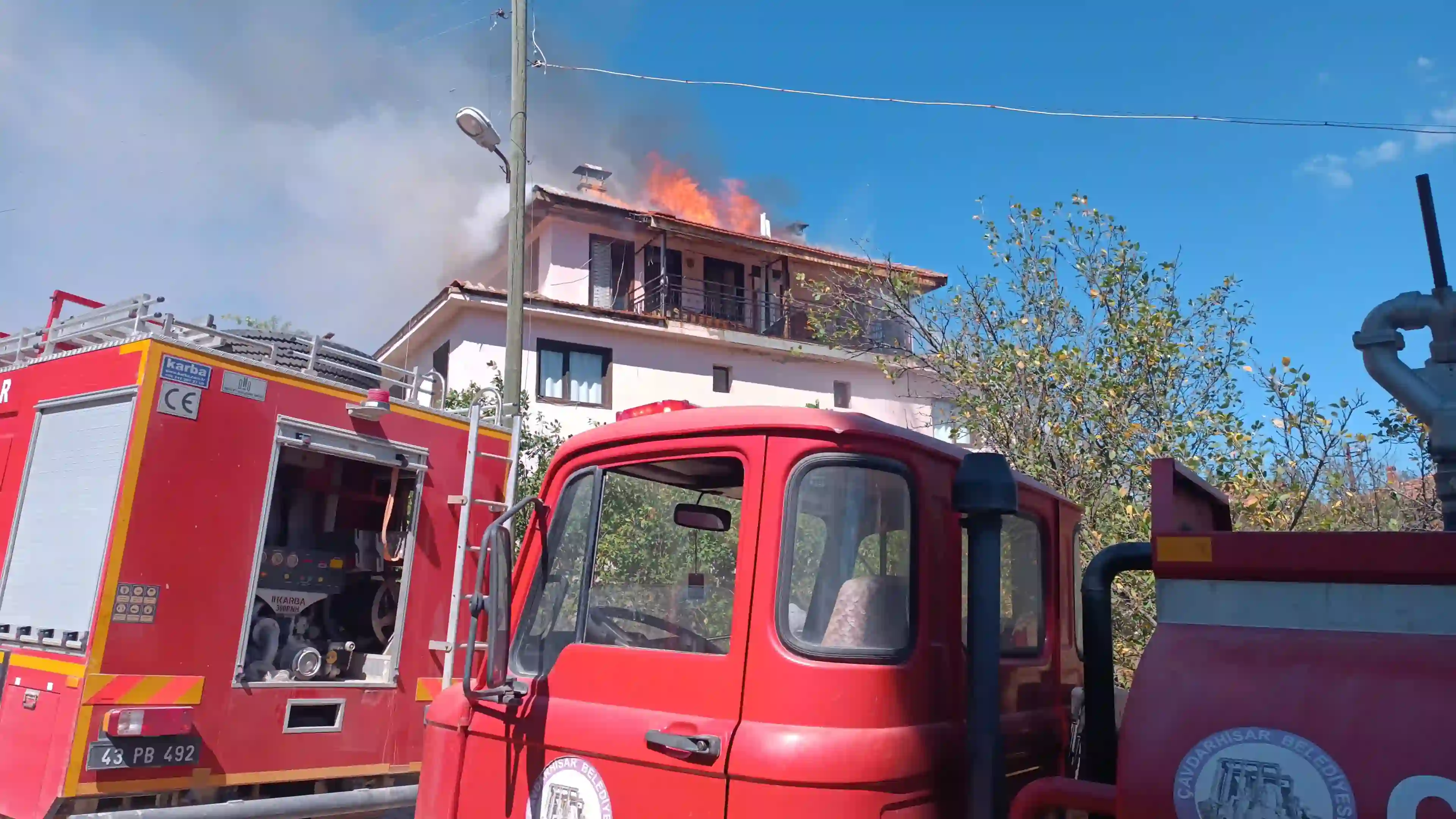 Kütahya'da Bir Köyde Gözleme Yaparken Evi Yaktılar2