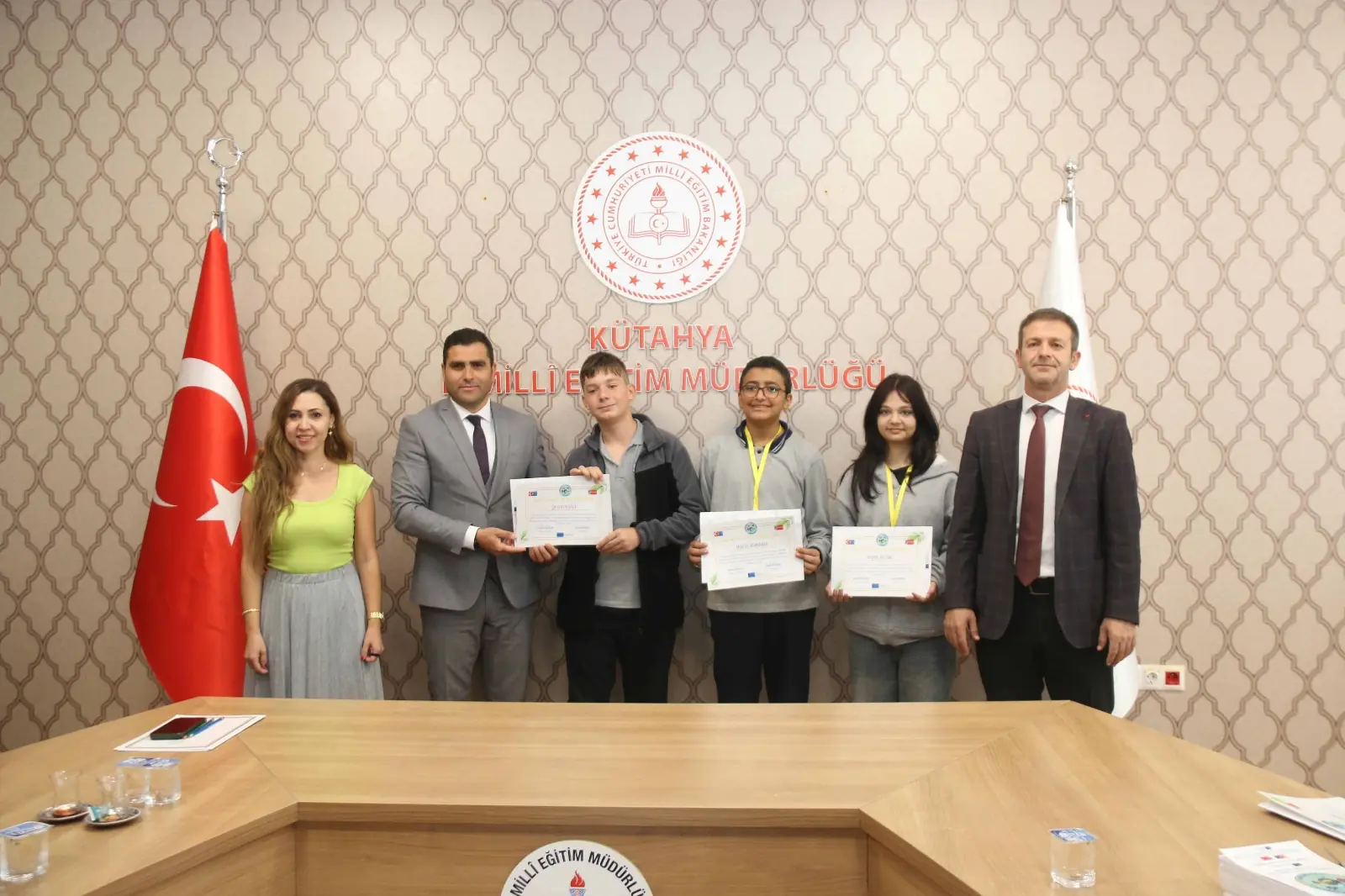 Kütahya’da Bir Ortaokul, Üç Ülkeden Misafirlerini Ağırladı2