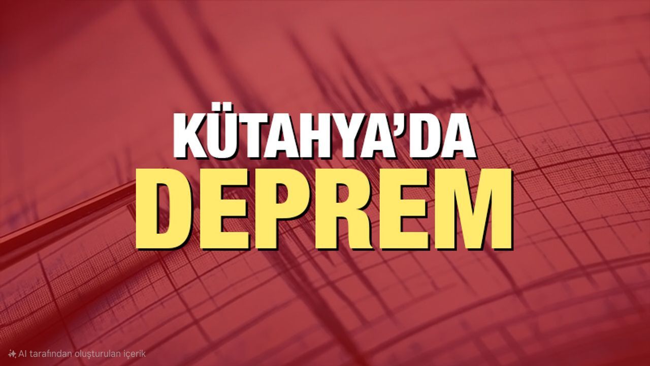 Kütahya’da deprem uykudan uyandırdı