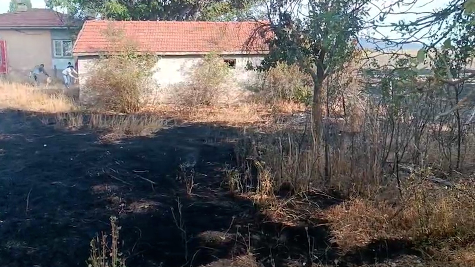 Kütahya’daki Anız Yangını Eve Sıçradı1