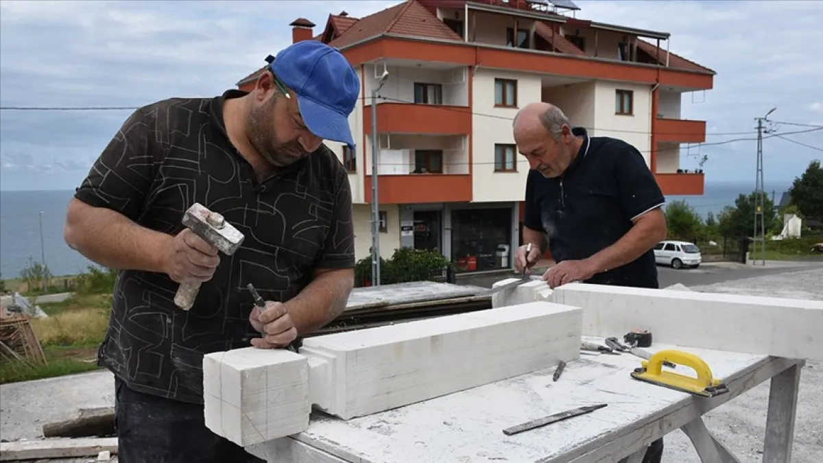 Trabzon’lu Taş Ustası, Mesleğini Oğullarına Aktardı3
