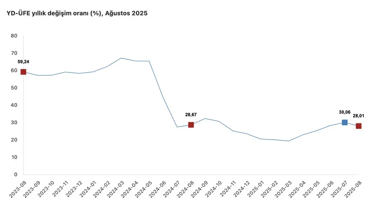 Yurt Dışı Üretici Fiyat Endeksi Ağustosta Yüzde 28 Arttı 3