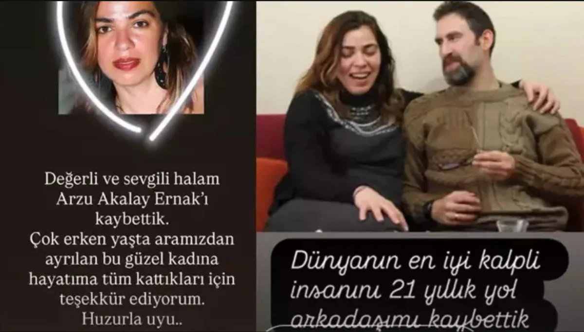 Birce Akalay Halası Arzu Akalay Ernak’ı Kaybetti1