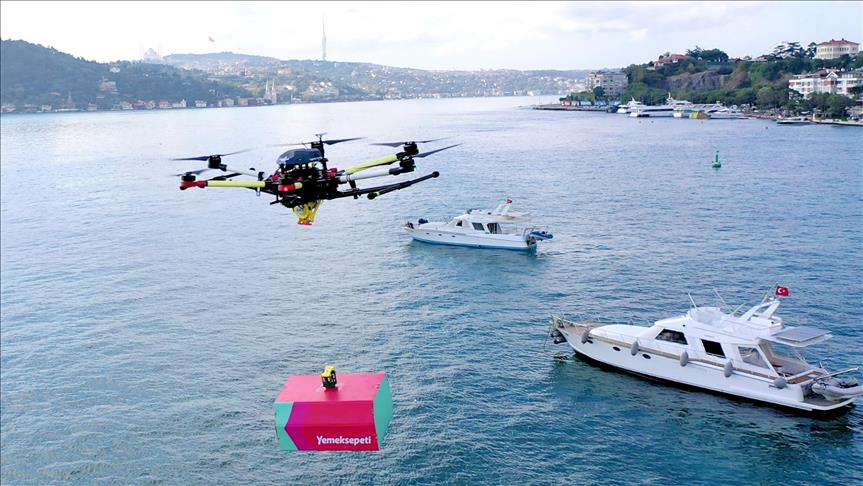 Drone Ile Yemek Teslimatı Dönemi Başlıyor