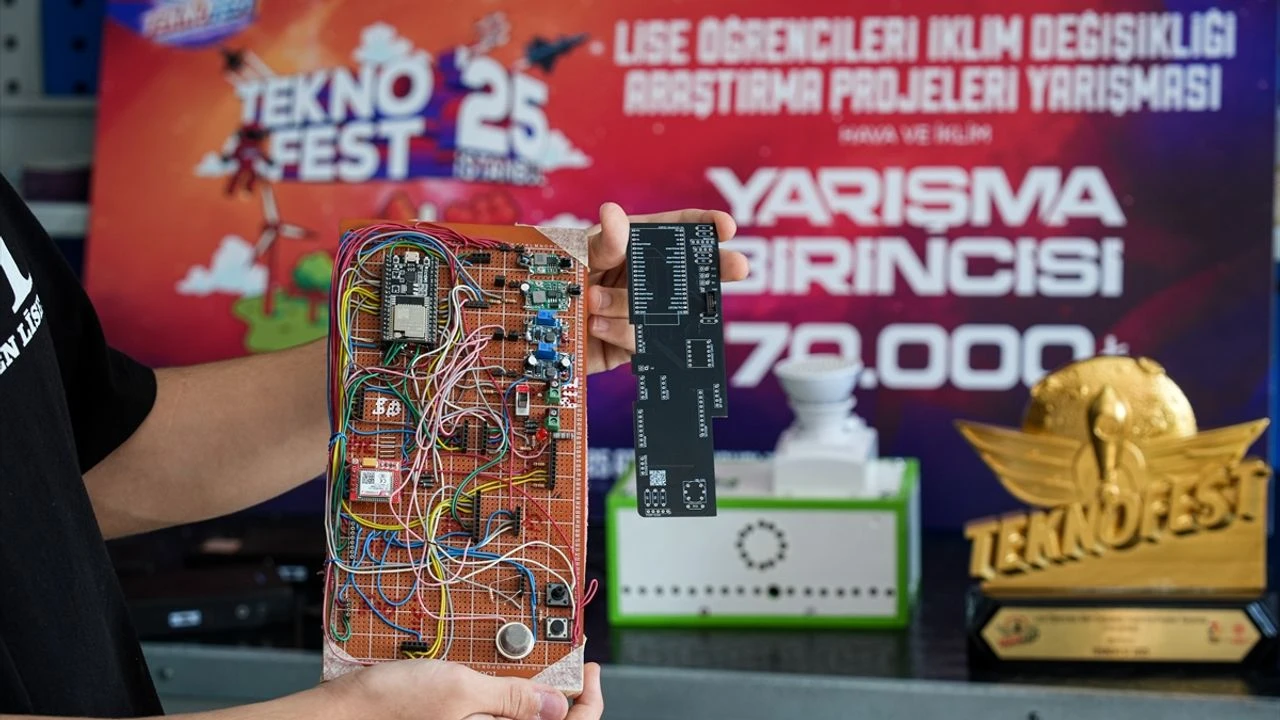 İzmirli Lise Öğrencisinden Solunum Hastalarına Teknoloji1