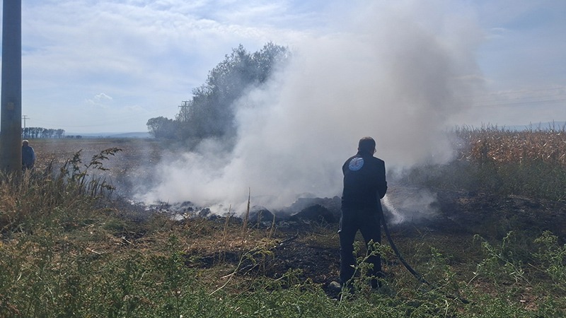 Kütahya Aslanapa’da Plastik Boru Yakımı Yangına Neden Oldu1