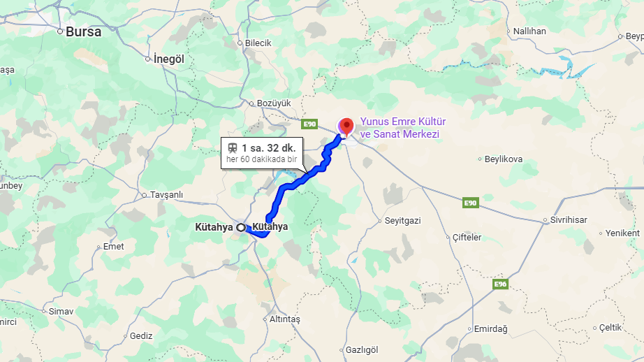 Kütahya Ile Eskişehir Arası Ne Kadar Sürüyor (2)