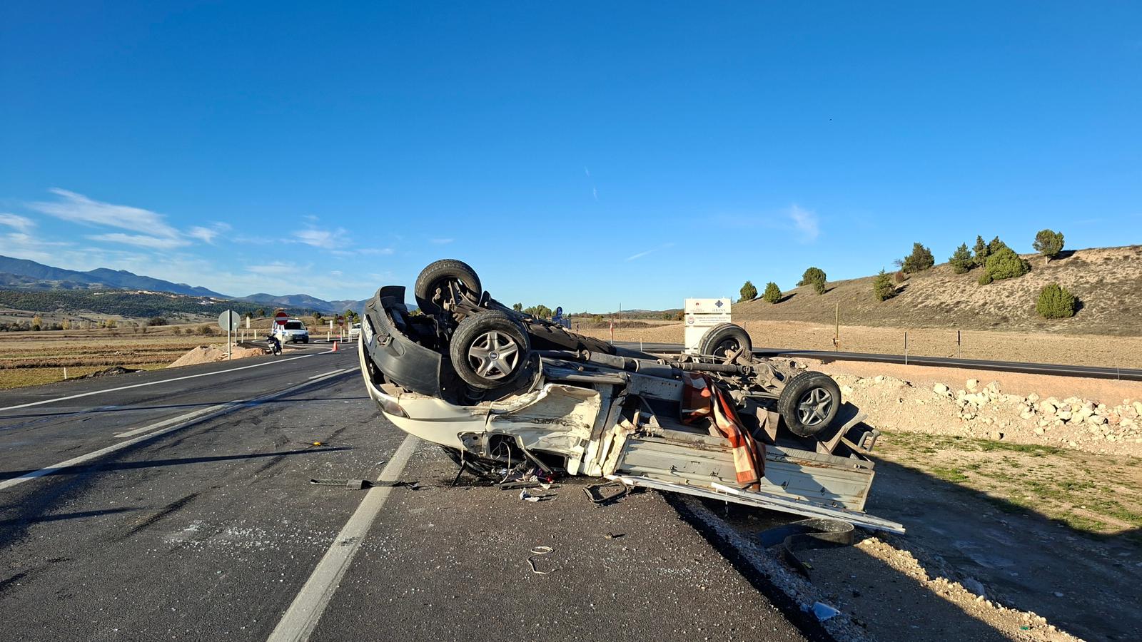 Kütahya'da Cip Ile Kamyonet Çarpıştı, Yaralılar Var (5)