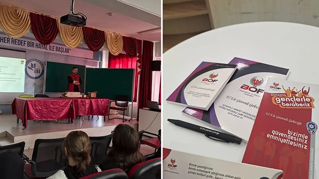 Kütahya’da Ekipler, Öğrenci Ve Öğretmenlerle Buluştu