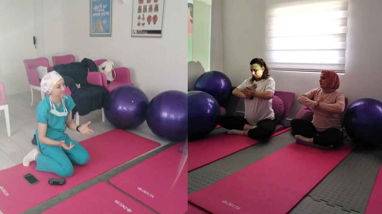 Kütahya'da Gebe Adaylarına Bilinçli Doğum Eğitimleri Devam Ediyor1