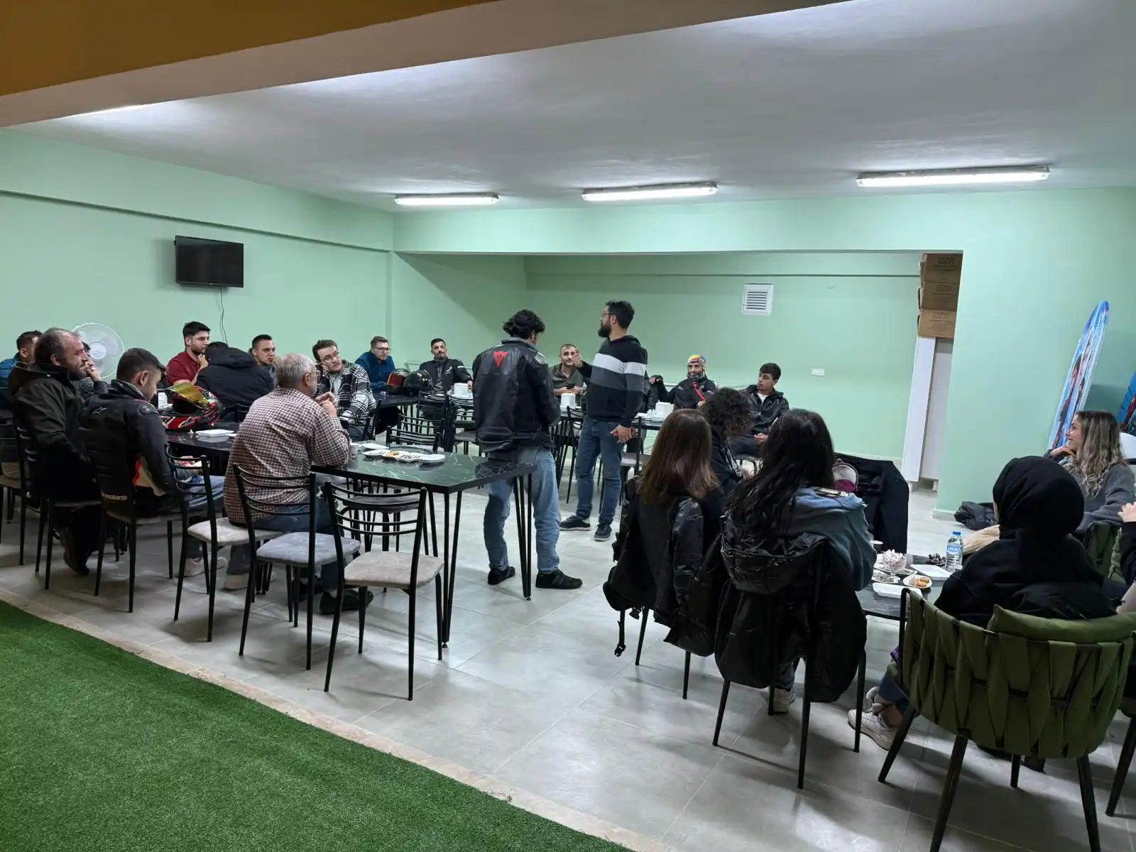 Kütahya’da Motosiklet Tutkunları Eğitime Hazırlanıyor