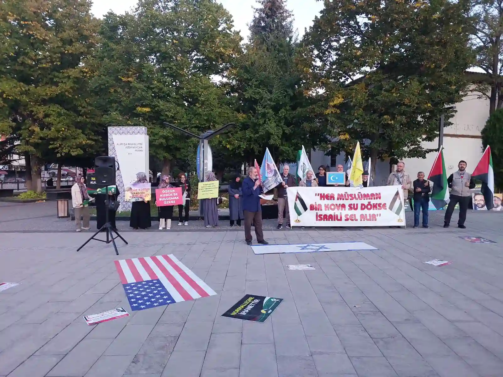 Kütahya’da Vatandaşlardan Gazze’ye Destek Eylemi 1