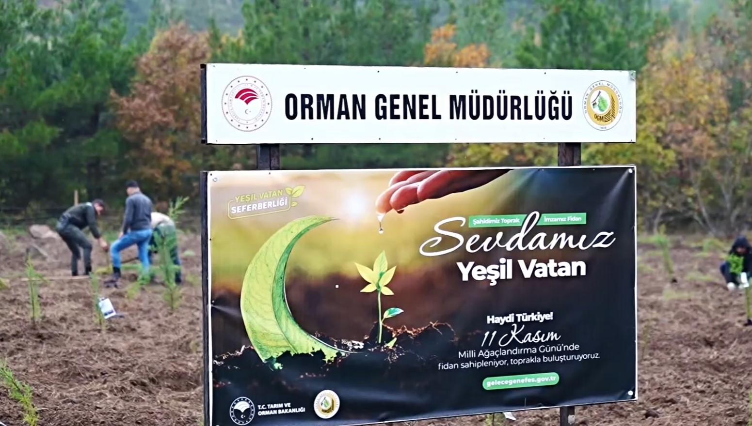 Balıkesir Sındırgı’da Fidanlar Toprakla Buluştu 2